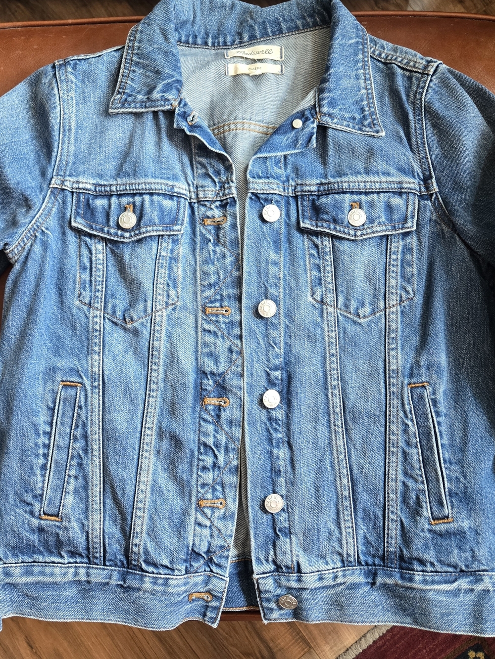 Madewell Classic Light Blue Denim Jacket - Medium